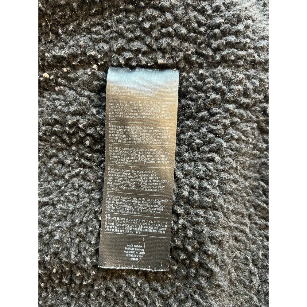 Volcom Walk On By Parka Sherpa Lined black Jacket Women’s Xs coat canvas long - Picture 3 of 5